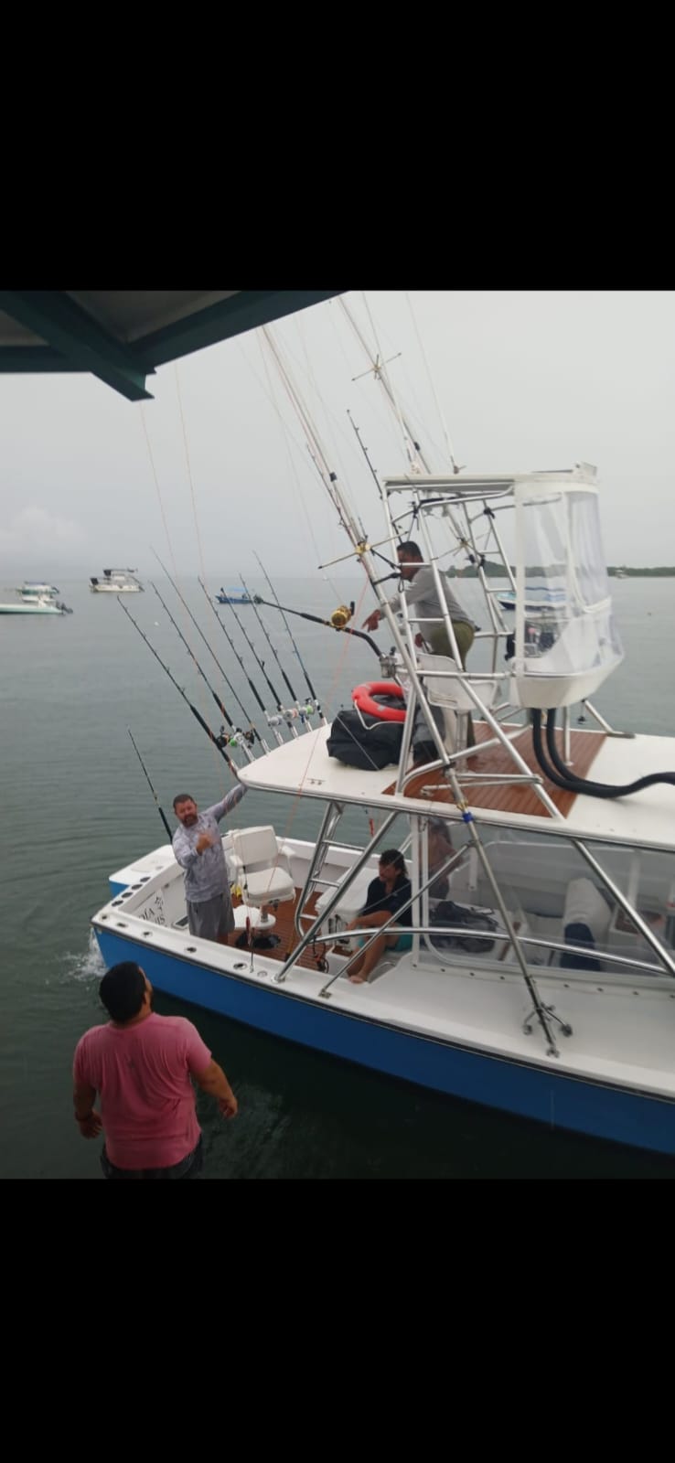 Boat ready at the dock